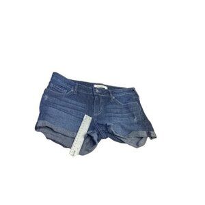 BULLHEAD Roll Cuff Denim Blue Shorts Sammy Wash 26 for Women